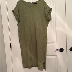 GAP Olive Green Midi Dress